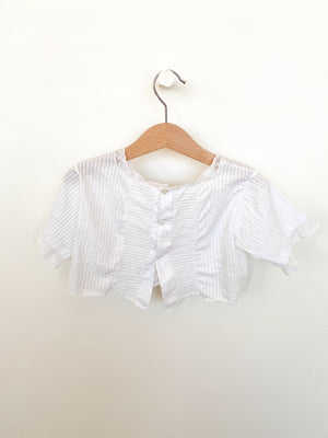 Vintage French lace top