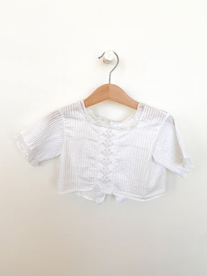 Vintage French lace top