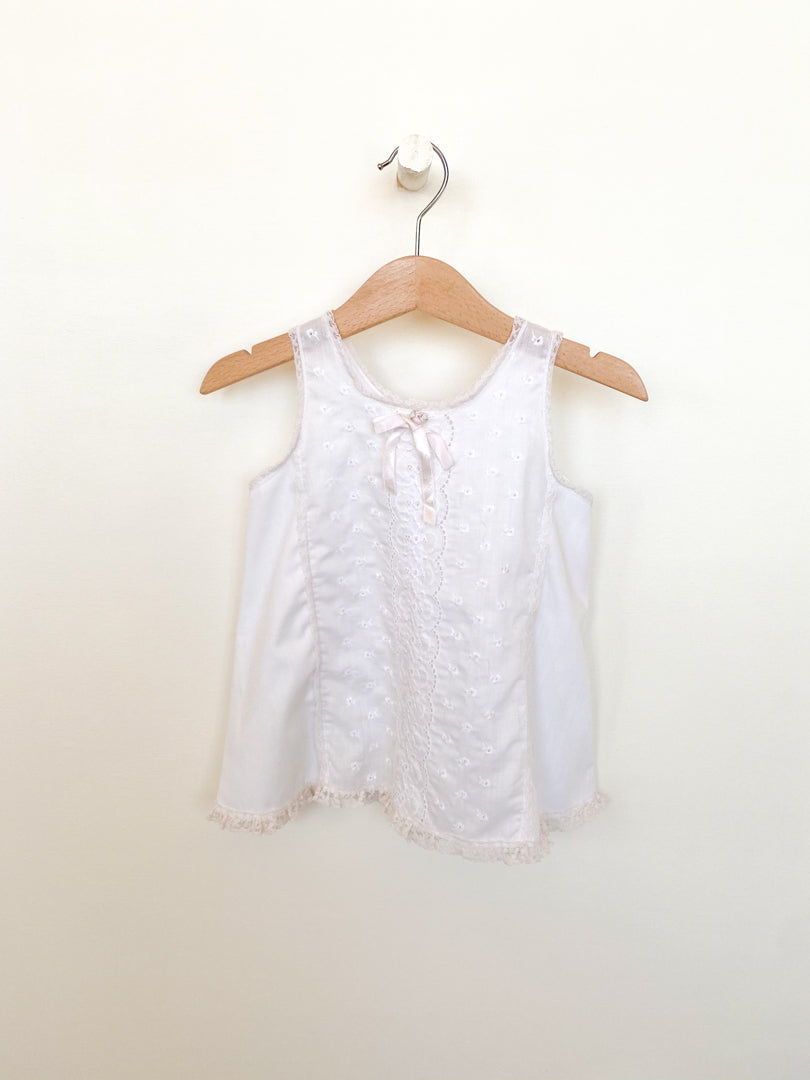 Vintage French lace top/dress